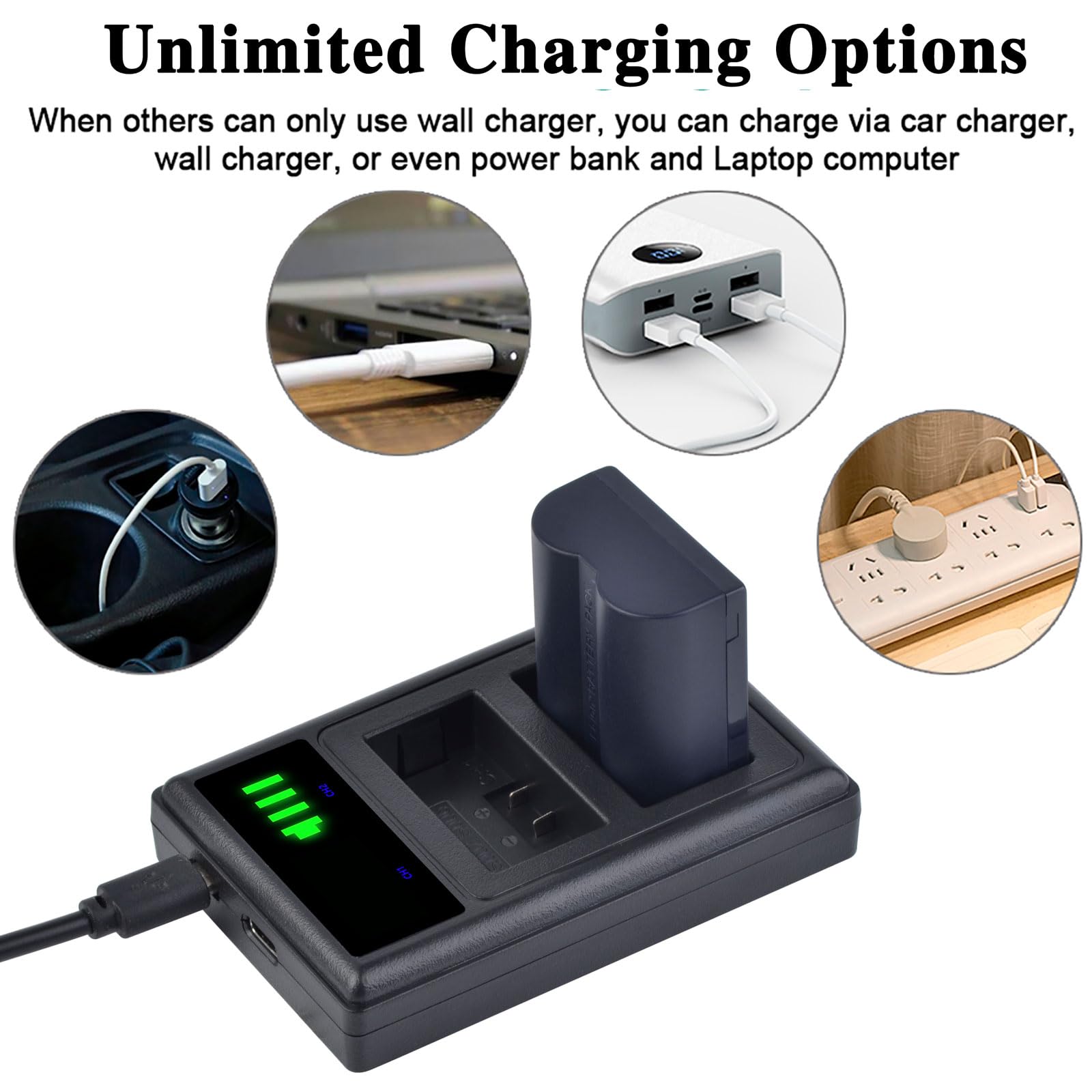 Amazon.com: PowerTrust 2X CGA-S006 CGA-S006E 電池+ 雙USB 充電器